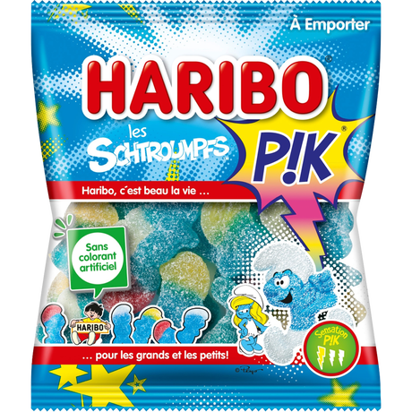 Haribo schtroumpfs pik