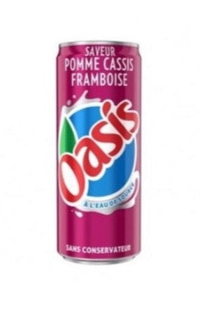 Canette Oasis Pomme Casis Framboise