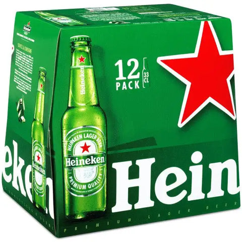 Pack 12x33 heineken
